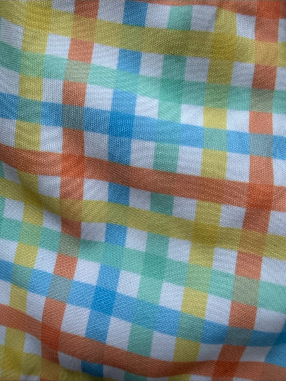 NWT RuggedButts Colorful Summertime Gingham Pull-On Swim Trunks Boys 6-12M